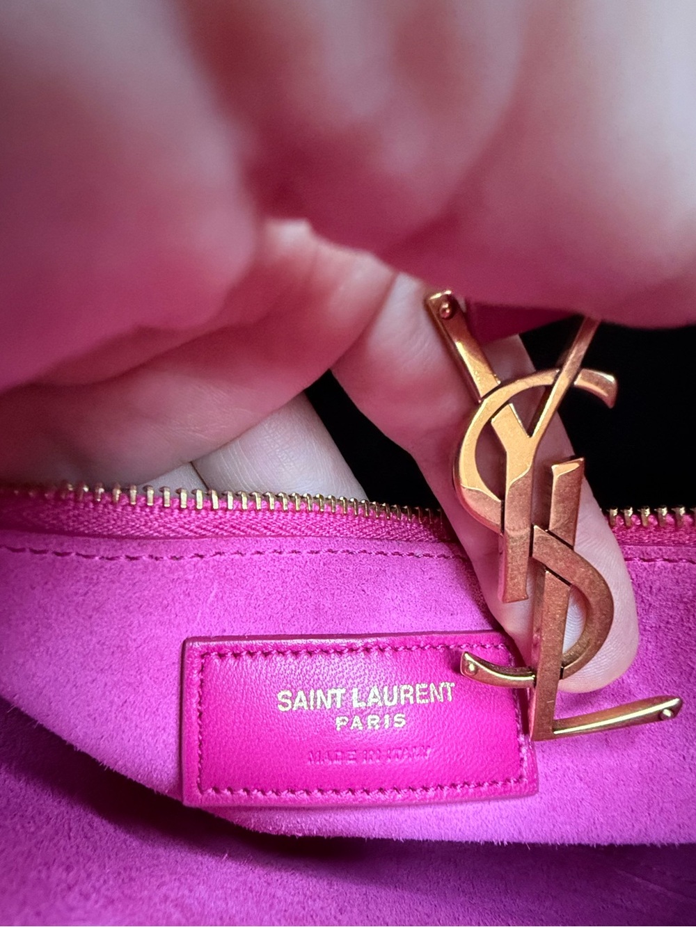 Saint Laurent Le 5 a 7 Medium smooth leather Shoulder Bag - Picture 11 of 12